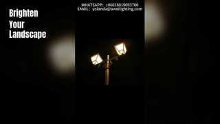 La luce da giardino a LED da 50 W illumina il tuo paesaggio