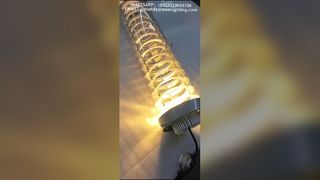 Luce rotante trasparente unica con tubo T8: perfetta distribuzione della luce.
