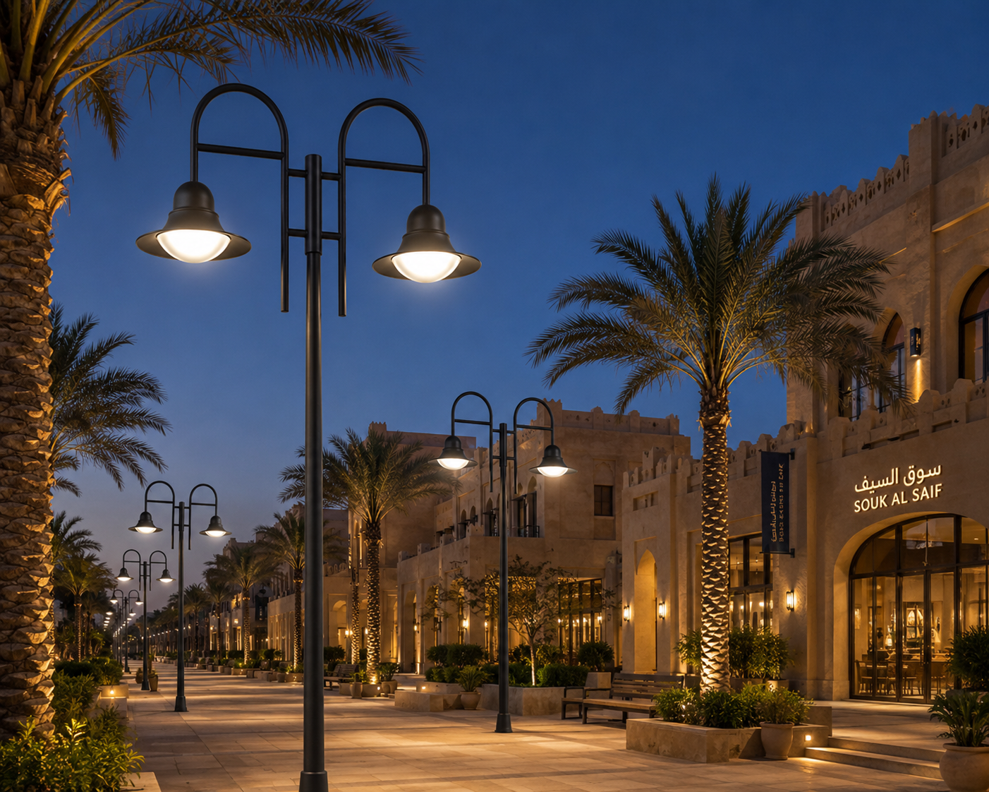 Ultimi blog aziendali su Come possono le luci a LED a testa di palo fornire un'illuminazione municipale affidabile nel clima rigido dell'Arabia Saudita?