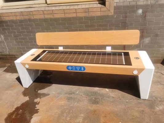 comprare Mobili urbani moderni Panca solare intelligente con luci a LED per parchi, spiagge e comunità online manufacture