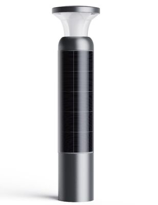 comprare 3.2V 24AH Aluminum Solar Bollard With PC Lens And Glass Cover Waterproof IP66 Used In Parks. online manufacture