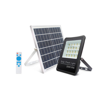 comprare IP65 a energia solare 2-3 Giorni di pioggia 200W Controllo della luce Lampade ad inondazione a LED solari Per illuminazione di fabbrica online manufacture