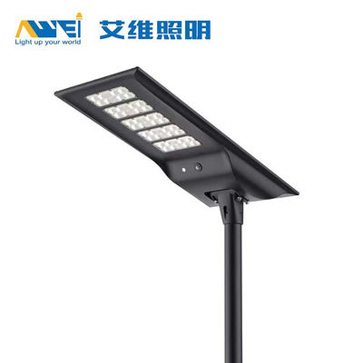 60W integrato luce solare LED con 18V 100W pannello di silicio monocristallino per aree pubbliche