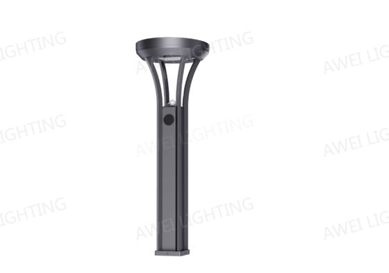 Luce solare da prato da 20W, illuminazione paesaggistica IP66 IK10 con paletto solare dalla forma liscia, utilizzata in parchi e corsie lente